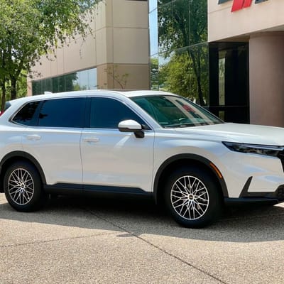 DRW D21 in Gloss Black Machined Face on a 2025 Honda CR-V