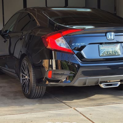 18 inch TSW Chicane Gloss Black w/ Mirror Face on a 2020 Honda Civic