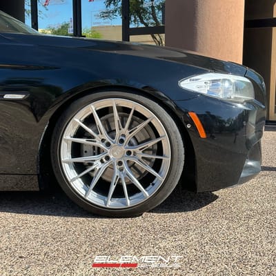 20 inch Variant Rian Raw Milled on a 2011 BMW 535i