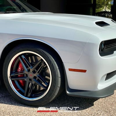 20 inch Ferrada CM1 in Matte Graphite on a 2023 Dodge Challenger Hellcat