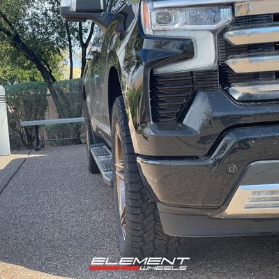 22 Inch Ferrada FT4 in Brushed Cobre on a 2023 Chevrolet Silverado 1500