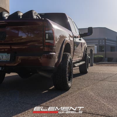 20 Inch Fuel Off Road Covert D696 in Bronze w/ Black Lip on a 2021 Dodge Ram 2500