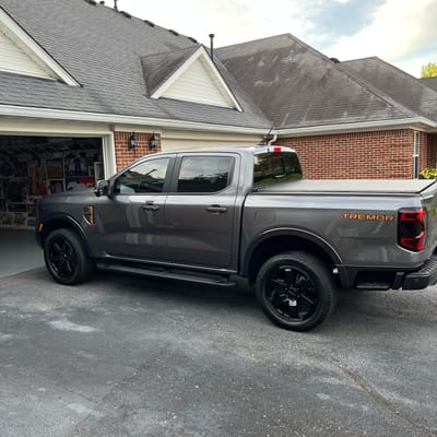 20 inch Raceline 942B Addict in Gloss Black on a 2024 Ford Ranger 4WD