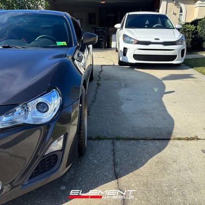 18 inch AVID.1 AV-42 in Matte Bronze on a 2013 Scion FR-S