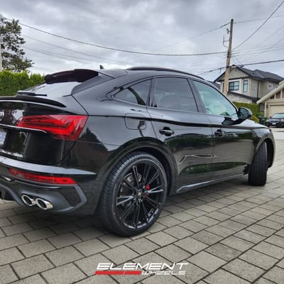 22 Inch Asanti ABL-30 Gloss Black on a 2021 Audi SQ5 Sportback
