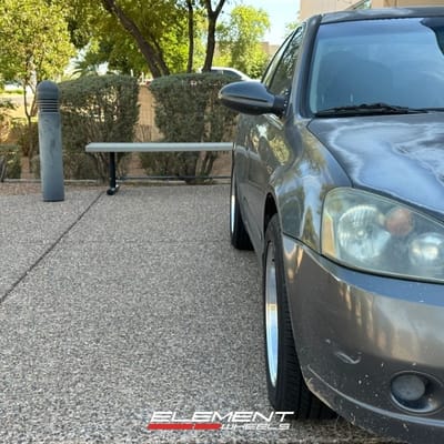 17 inch Vors VR8 Hyper Black on a 2006 Nissan Altima