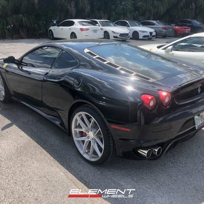 20" Staggered Ace Alloy AFF02 on Ferrari F430