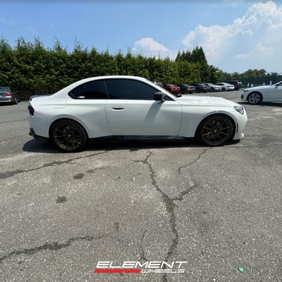 19 inch Staggered Variant Aure in Satin Bronze on a 2023 BMW M240i