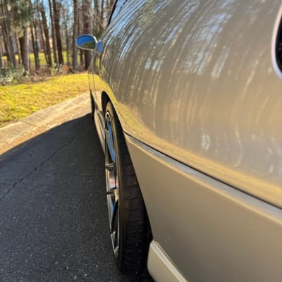 19 Staggered Ace Alloy AFF02 Matte Black on a 2006 Pontiac GTO
