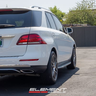 20 inch Mandrus Otto Gunmetal w/ Mirror Cut Face on a 2017 Mercedes Benz GLE350