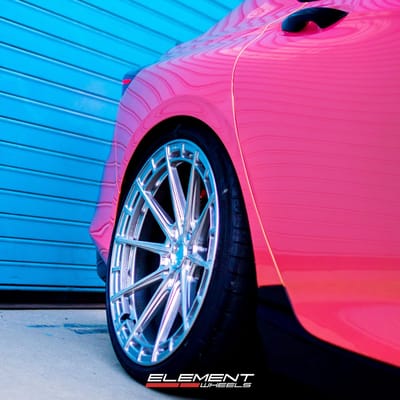 20 inch Variant Aure in Raw Milled on a 2023 Acura TLX Type-S