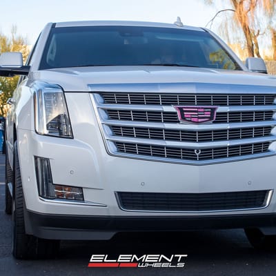 24 inch DUB Baller Gloss Black S216 on a 2019 Cadillac Escalade