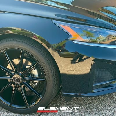 19 inch Blaque Diamond BD-11 in Gloss Black on a 2024 Nissan Altima