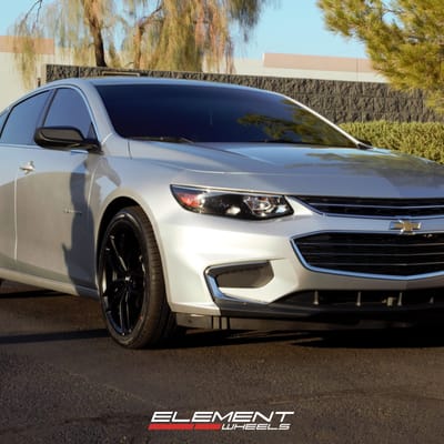 19 Inch Niche Vosso in Satin Black M203 on a 2018 Chevrolet Malibu