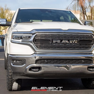 20 inch Fuel Off-Road Coupler Gloss Black D575 on a 2019 Dodge Ram 1500