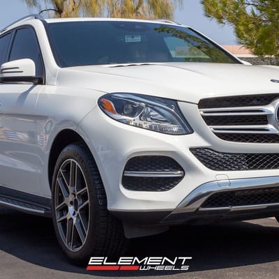 20 inch Mandrus Otto Gunmetal w/ Mirror Cut Face on a 2017 Mercedes Benz GLE350