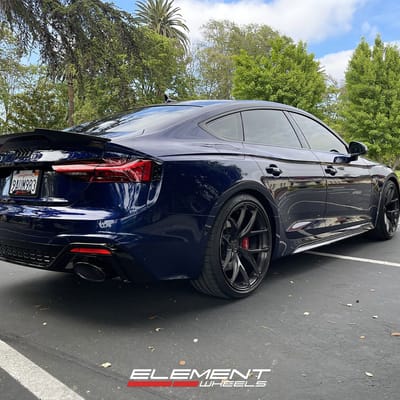 20 inch BC Forged RZ21 Brushed Black on a 2022 Audi RS5