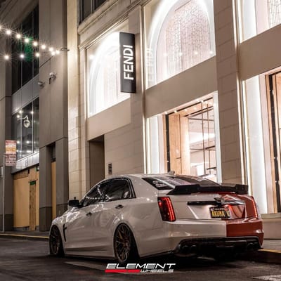 19 inch Variant Radon Satin Bronze on a 2018 Cadillac CTS-V