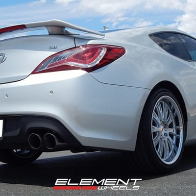 TSW Monaco Silver on 2013 Hyundai Genesis Coupe w/ Specs