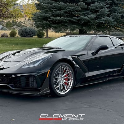 Staggered Set Variant Maxim Full Polished on 2019 Corvette C7 ZR1