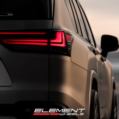 24 inch Variant BLS-1P Brushed Titanium on a 2022 Lexus LX600