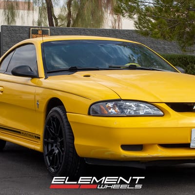 18 inch Ruff RS2 Gloss Black on a 1998 Ford Mustang V6