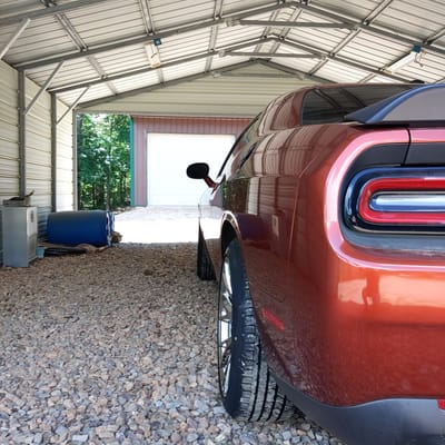 20 inch Dodge Hellcat Replica Wheel FR70 in Chrome on a 2020 Dodge Challenger