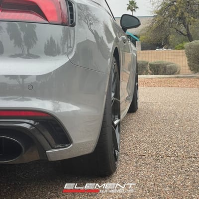 20 Inch Blaque Diamond BD-F25 in Gloss Black on a 2019 Audi RS5