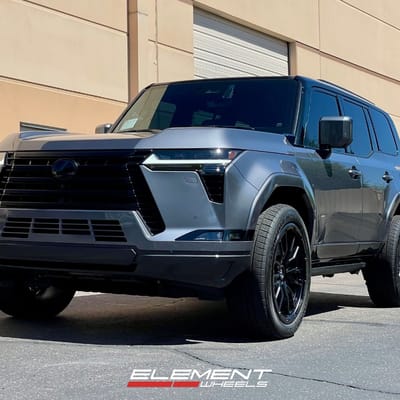 22 inch Fuel Offroad Rebel 6 in Matte Black on a 2024 Lexus GX 550