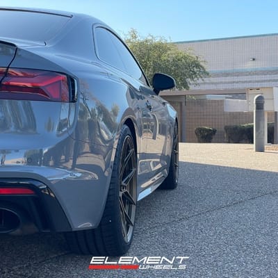 20 inch Variant Nysa in Satin Bronze on a 2023 Audi RS5