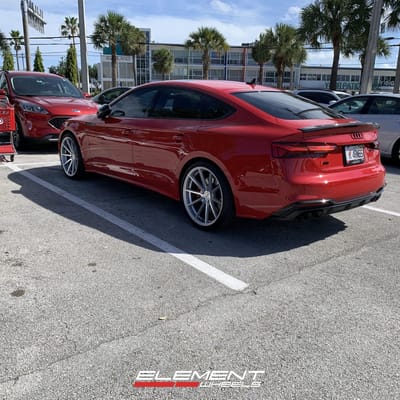 20 inch Variant Argon Machine Silver on 2022 Audi S5