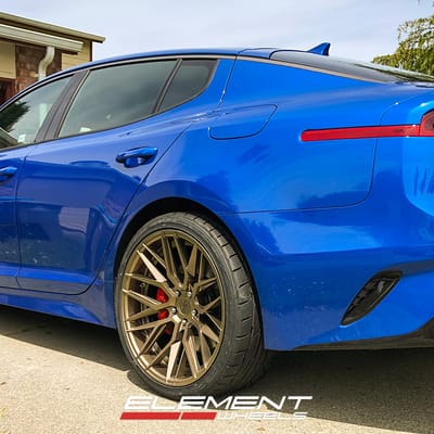 20 inch Niche Gamma Matte Bronze M191 on 2019 Kia Stinger GT RWD