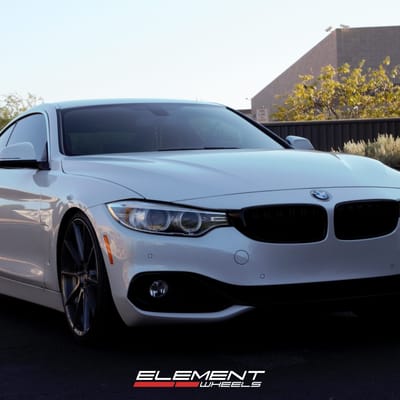 Staggered 20 inch Variant Argon Brushed Titanium on 2016 BMW 4351