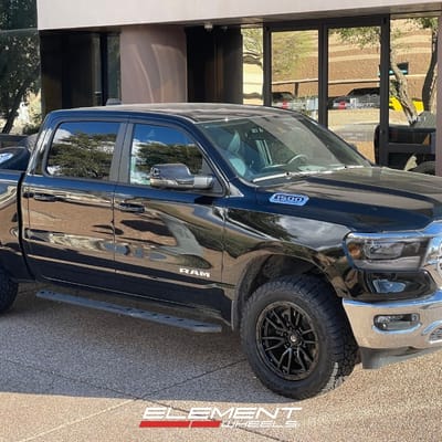 20 Inch Fuel Off-Road Rebel 6 in Matte Black on a 2023 Dodge Ram 1500