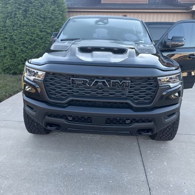 18 inch Black Rhino Chamber in Matte Black on a 2024 Dodge Ram TRX