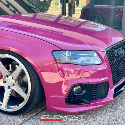 20 inch Variant Sena in Raw Milled on a 2012 Audi A4 Avant