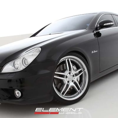 Roderick Cinque Silver/Machined on 09 Mercedes CLS w/ Specs