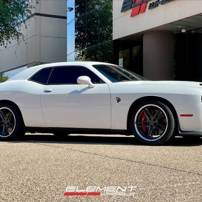 20 inch Ferrada CM1 in Matte Graphite on a 2023 Dodge Challenger Hellcat