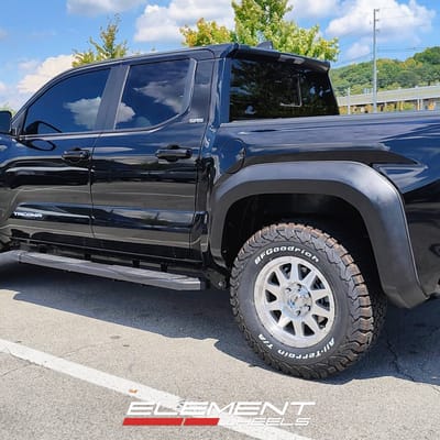 17 inch Method MR301 in Machined w/ Clearcoat on a 2024 Toyota Tacoma