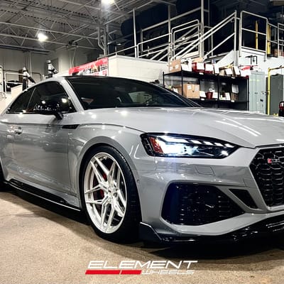 20 inch Variant Zeno in Raw Milled on a 2020 Audi RS5