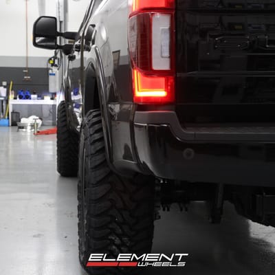 20 Inch Fuel Off-Road D723 Militia in Matte Black on a 2022 Ford F-250 Tremor