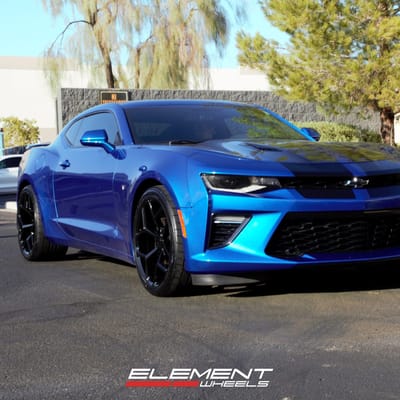 Staggered 20 Inch MPR M228 Gloss Black on Camaro Z28