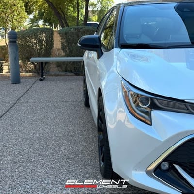 18 inch AVID.1 AV-06 Gloss Black on 2020 Toyota Corolla