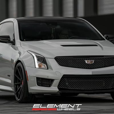 20 Inch Staggered Variant Argon Wheels on 2015 Cadillac ATS-V