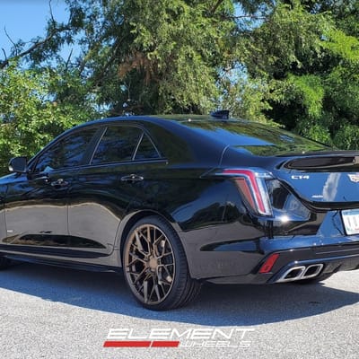 20 inch Variant Radon in Satin Bronze on a 2020 Cadillac CT4-V AWD