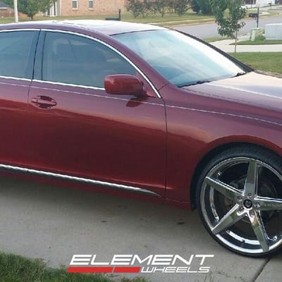 22 inch Lexani R04 Chrome on 2006 Lexus GS300 w/ Specs