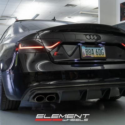 19 Inch Ferrada CM2 in Matte Graphite w/ Chrome Lip on a 2014 Audi S5 Prestige