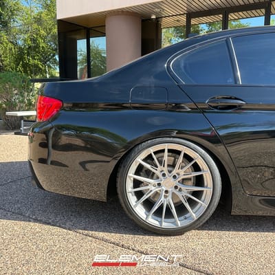 20 inch Variant Rian Raw Milled on a 2011 BMW 535i