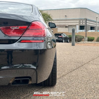 20 inch Staggered Rohana RFX11 in Gloss Black on a 2017 BMW 6 Series