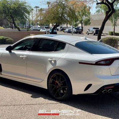 20 inch Aodhan AFF7 in Matte Bronze on a 2018 Kia Stinger GT